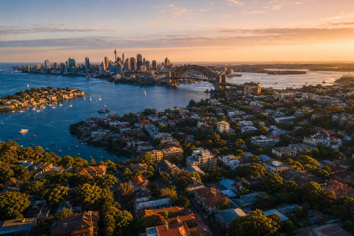 Map of Sydney showing high-value service business suburbs across the metro area
